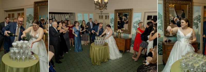 romantic cheney mansion wedding